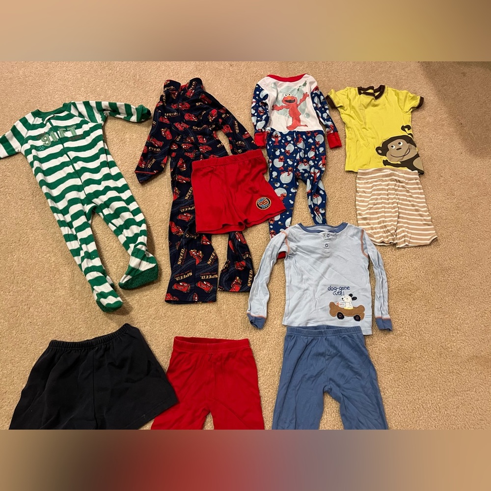 Little boys pjs bundle